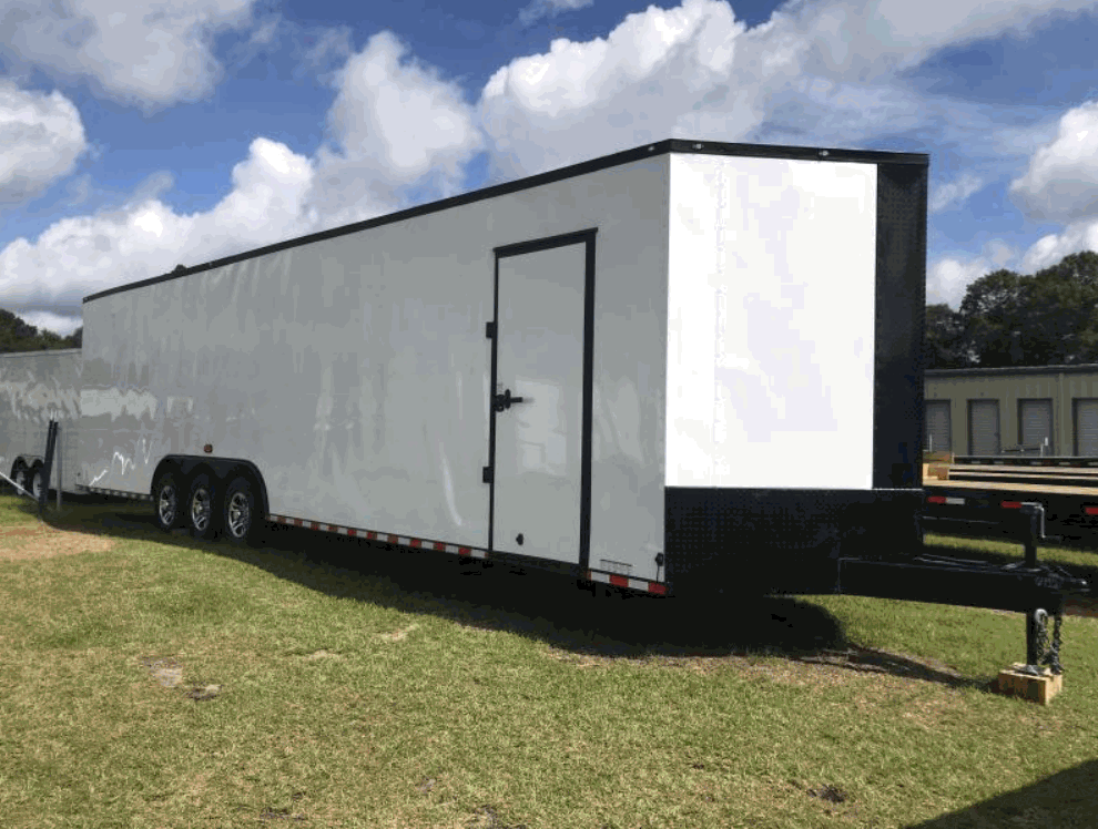 36' Enclosed SOLAR POWERED Offgrid Self-Sufficient Trailer - SOL-ARK 15K with OMO 32K Freedom Lithium Battery (SC)