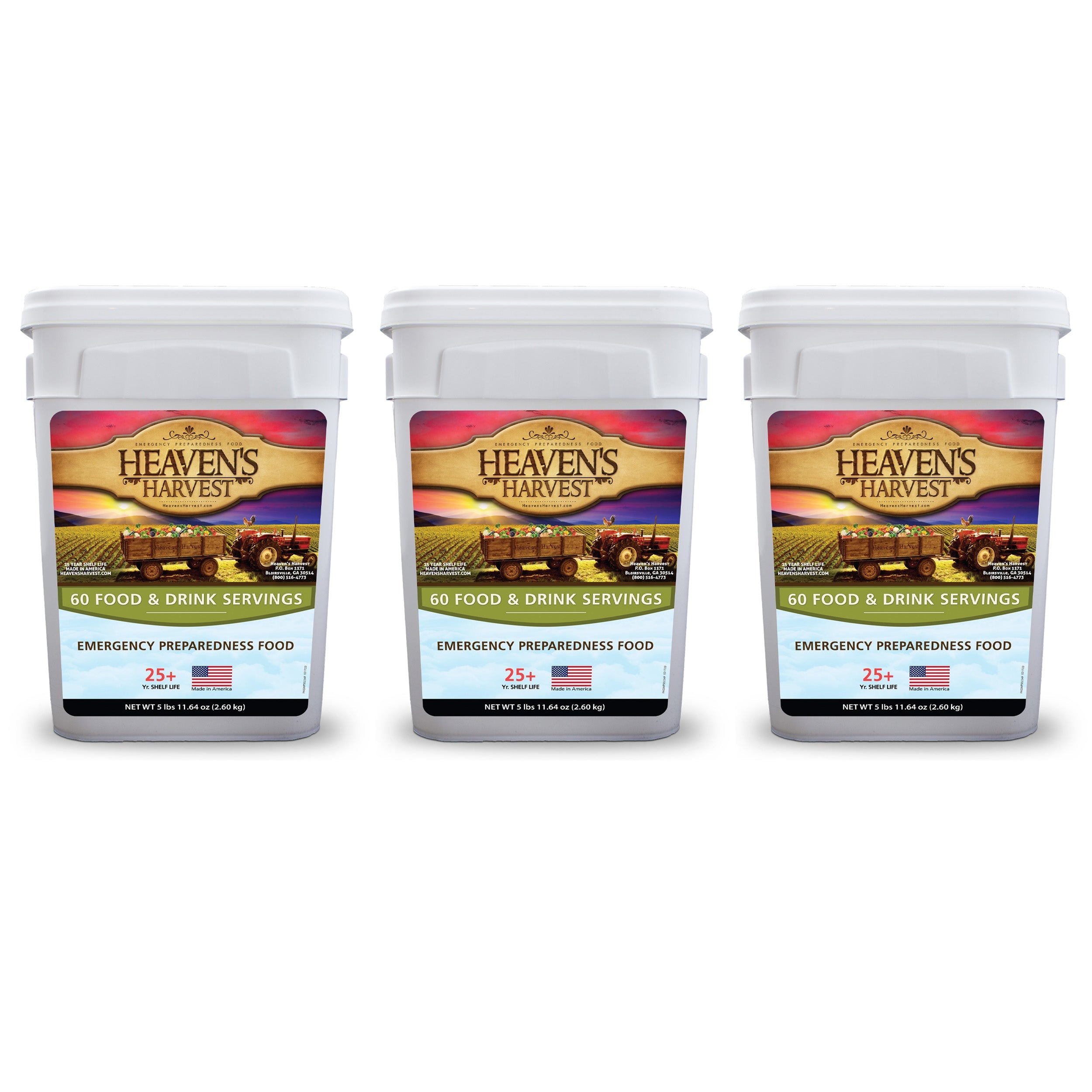 3 Week Kit -Starter Food & Drink Bucket - Emergency Survival Food Kit (SC)