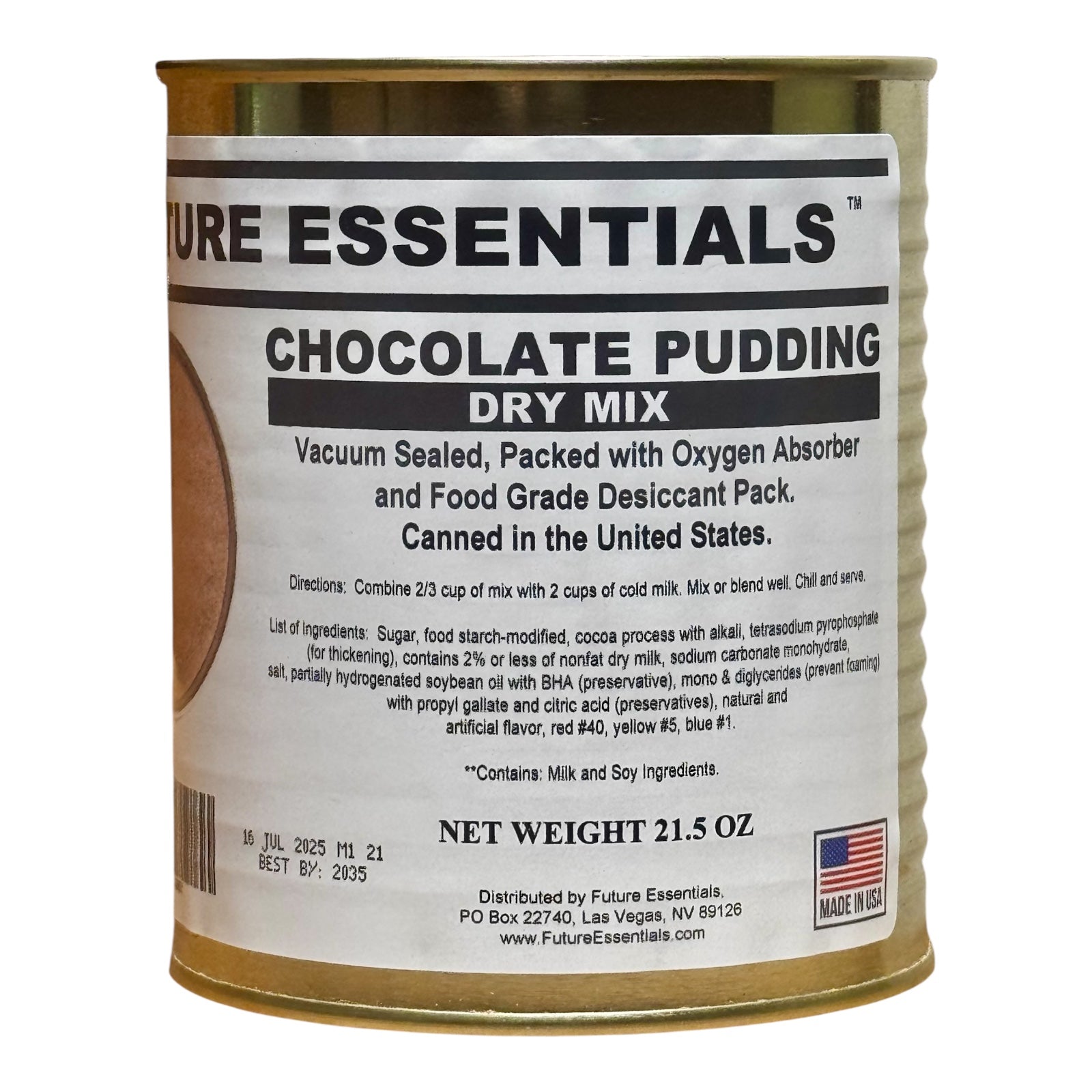 Future Essentials Instant Chocolate Pudding
