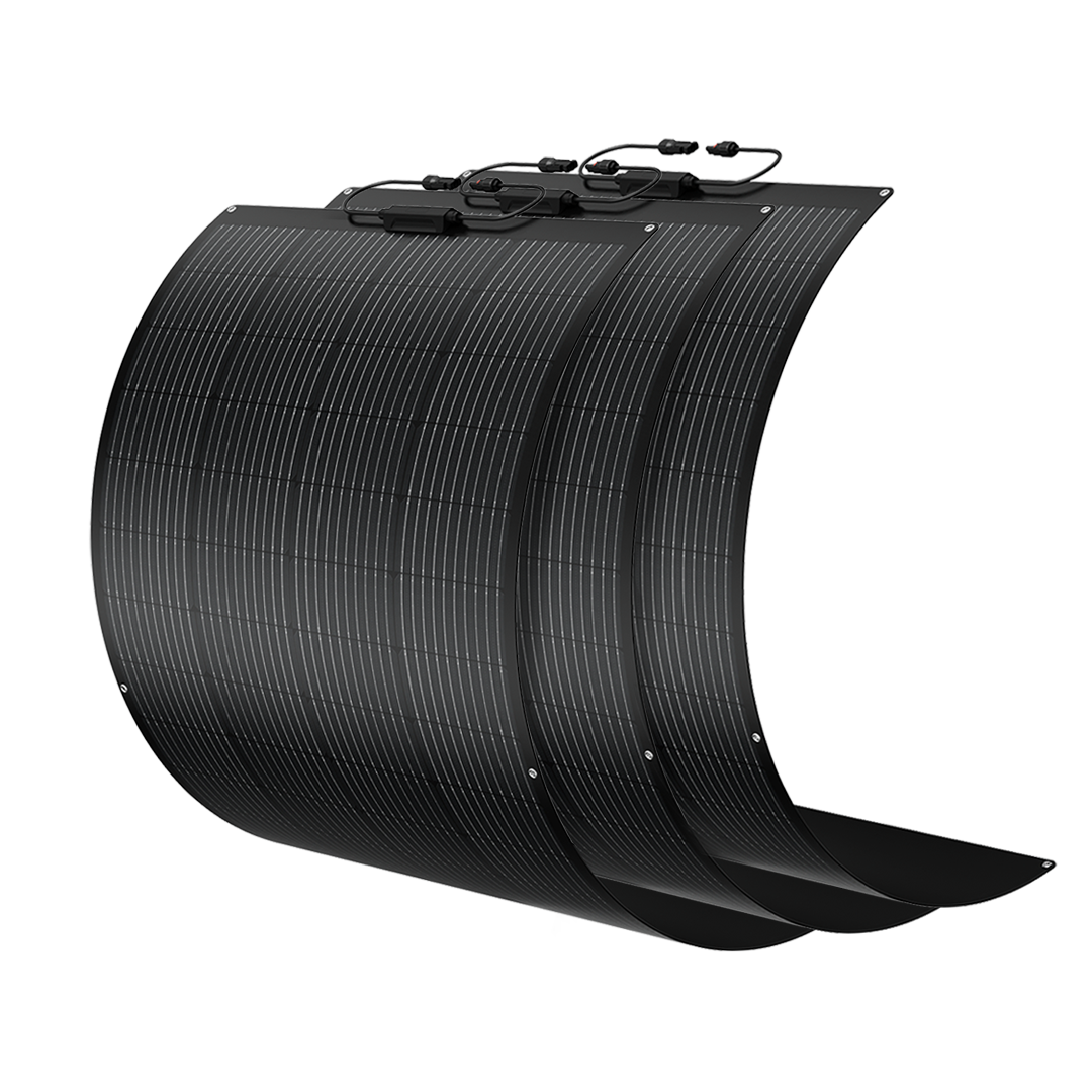 BougeRV Arch 600 Watt(3x200W) Fiberglass Curved Solar Panel (SC)