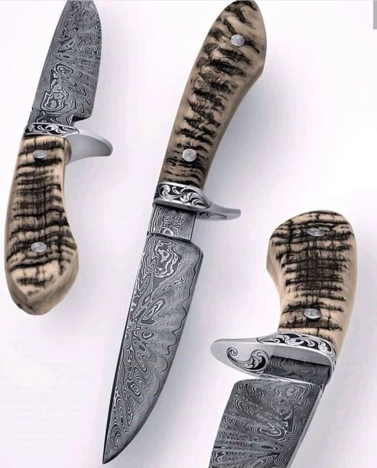 Sheep horn Hunting Skinning Knife (SC)
