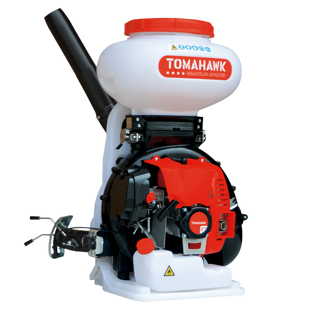 4 Gal Motorized Fertilizer Spreader Broadcast Lawn Seed Ice Melt Salt (SC)