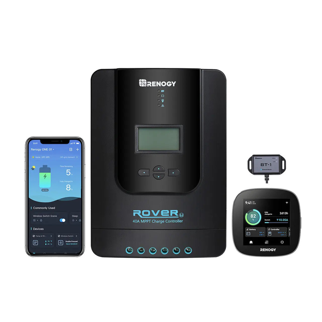 Renogy Rover Li 30/40/60/100 Amp MPPT Solar Charge Controller with Renogy ONE Core (SC)