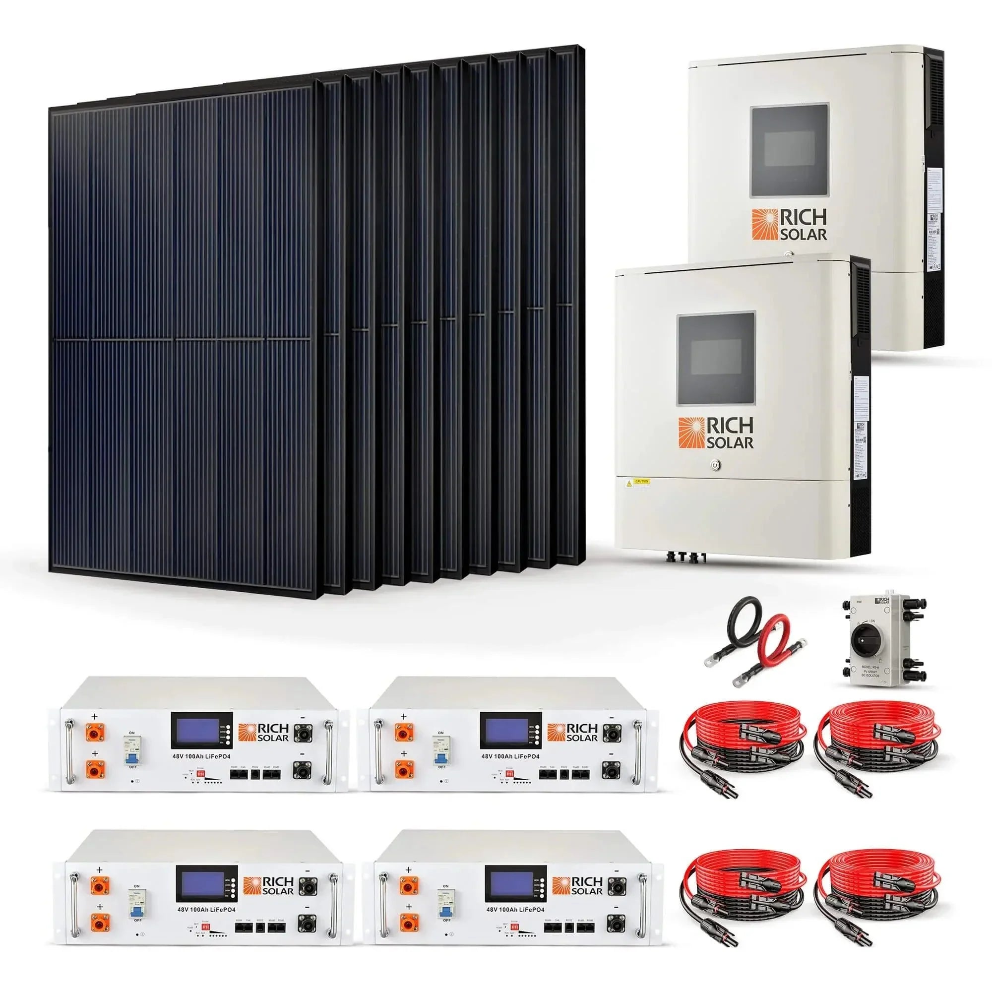 Rich Solar 4000W 48VDC-240VAC Solar Kit (SC)