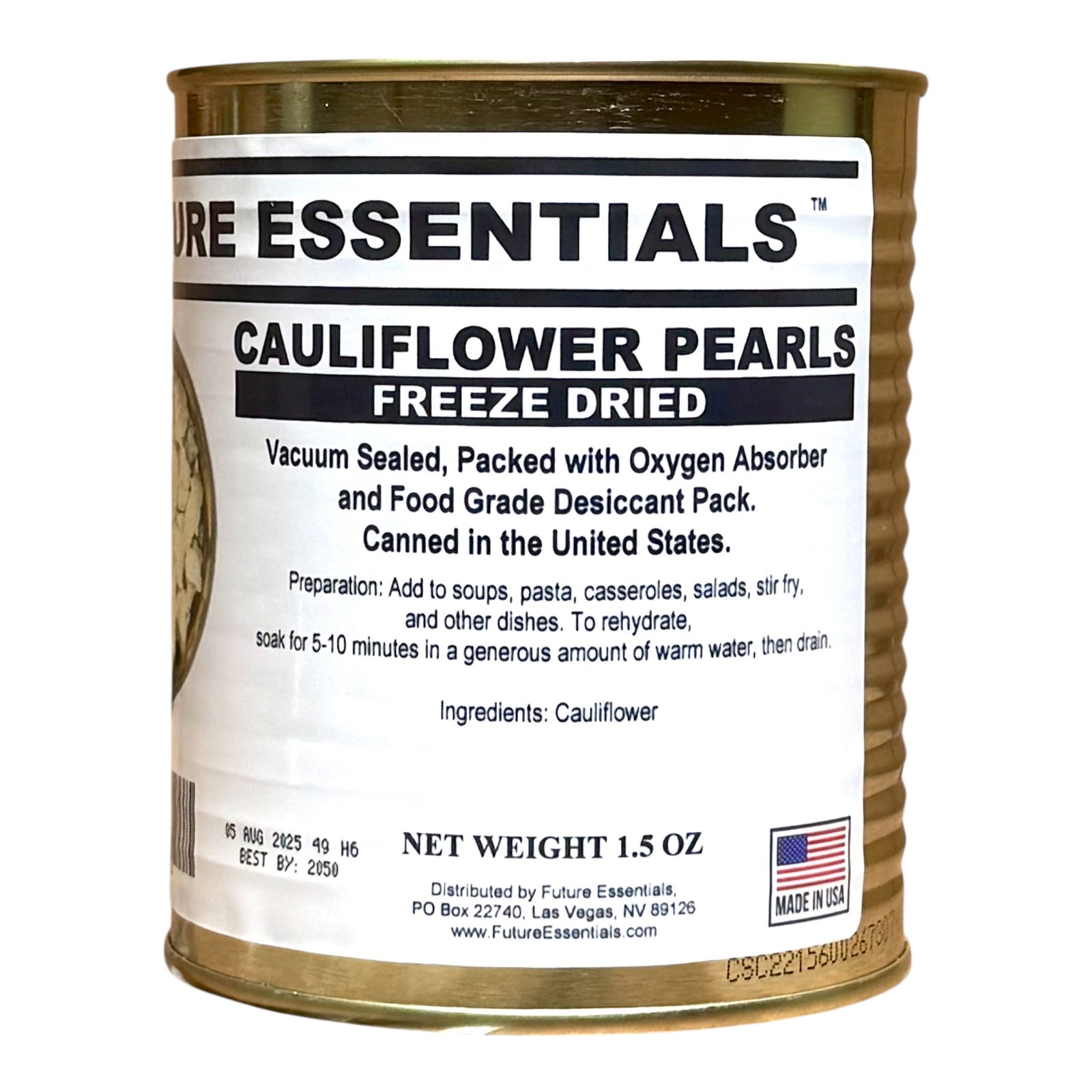 Future Essentials Freeze Dried Cauliflower Pearls