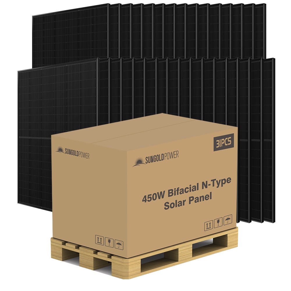 450 Watt Bifacial N-Type Monocrystalline Solar Panel SGN-450-BBS (31 PANELS) UL6173 (SC)