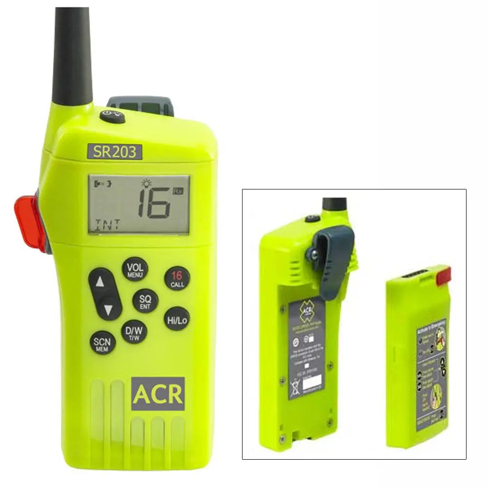 ACR SR203 VHF Handheld Survival Radio [2827] (SC)