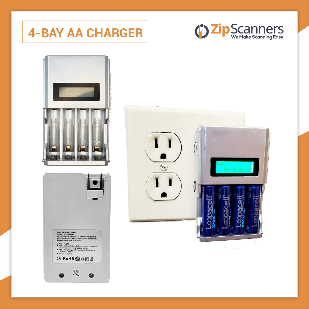 4 Bay AA Battery Charger (SC)