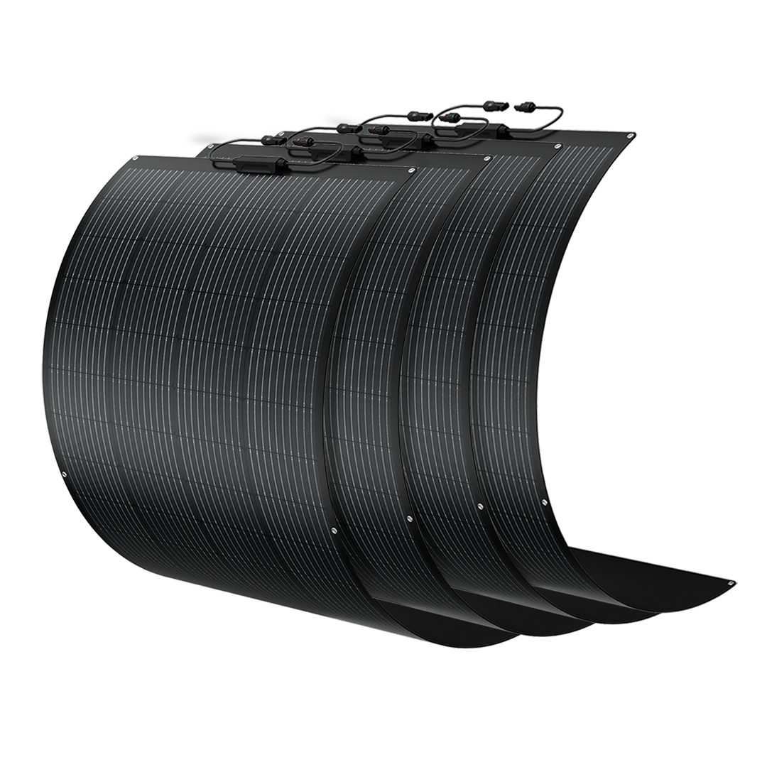 BougeRV Arch 800 Watt(4x200W) Fiberglass Curved Solar Panel (SC)