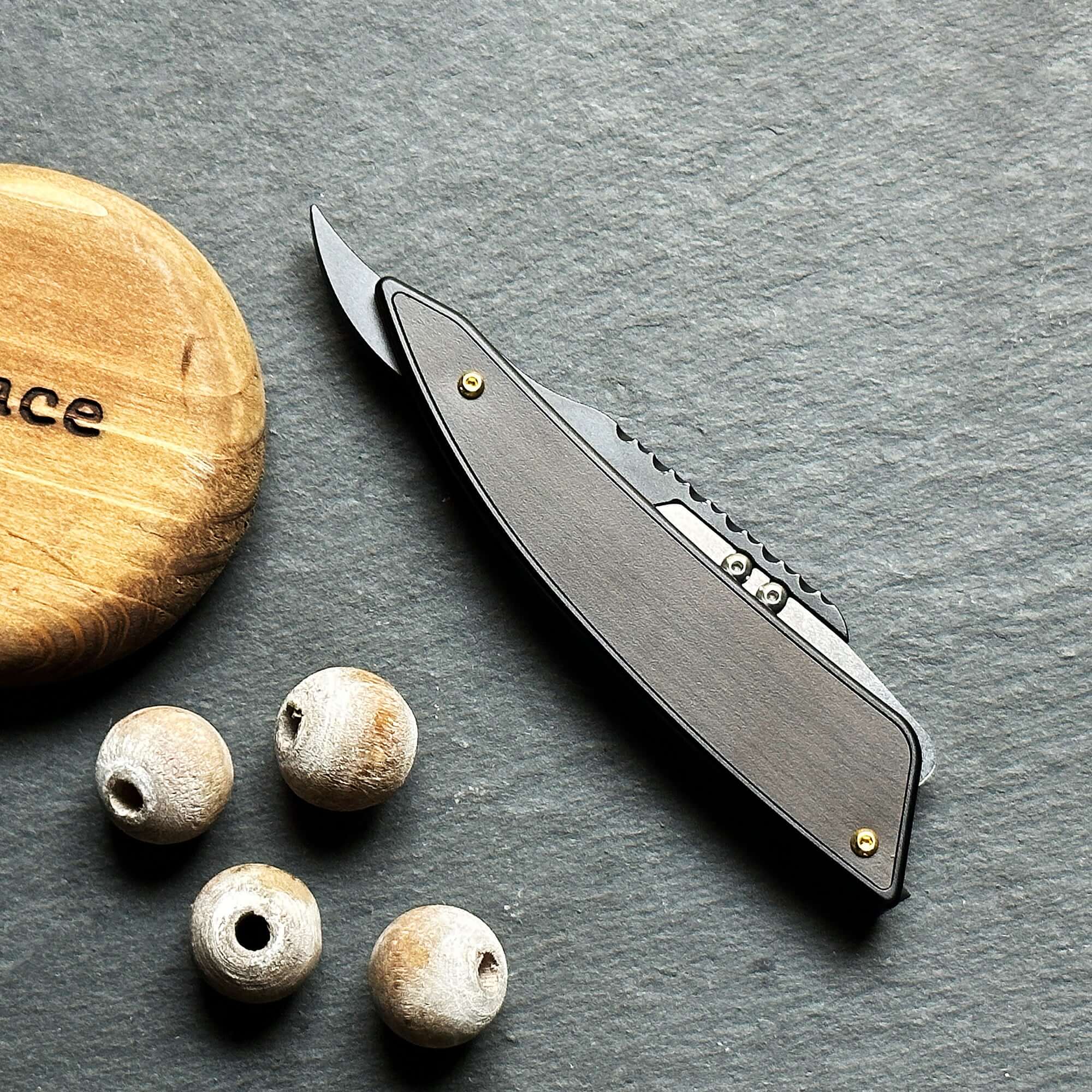 Comb: Stinger Vintage Straight Razor Style Comb, Hair Comb, Beard Comb, Grooming Comb, EDC (SC)