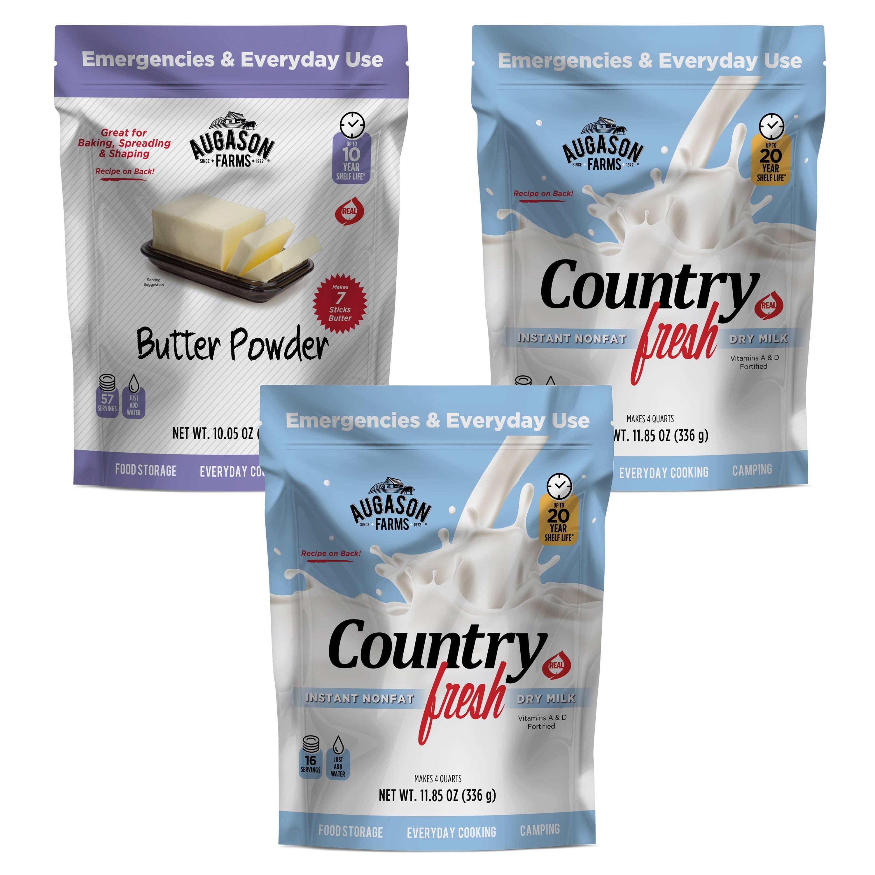 Dairy Essentials Pouches, 3 Pack (SC)