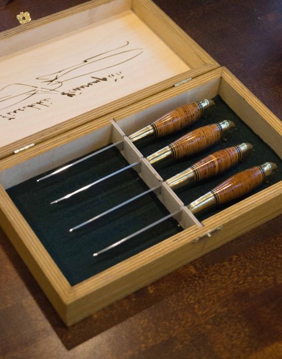 Jarvenpaa - Horse Head Steak Knife Set #5044 (SC)