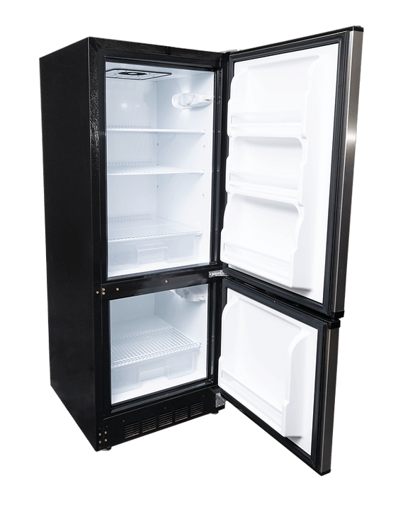 SunStar 10CU Solar DC/AC Refrigerator - Stainless Steel (SC)