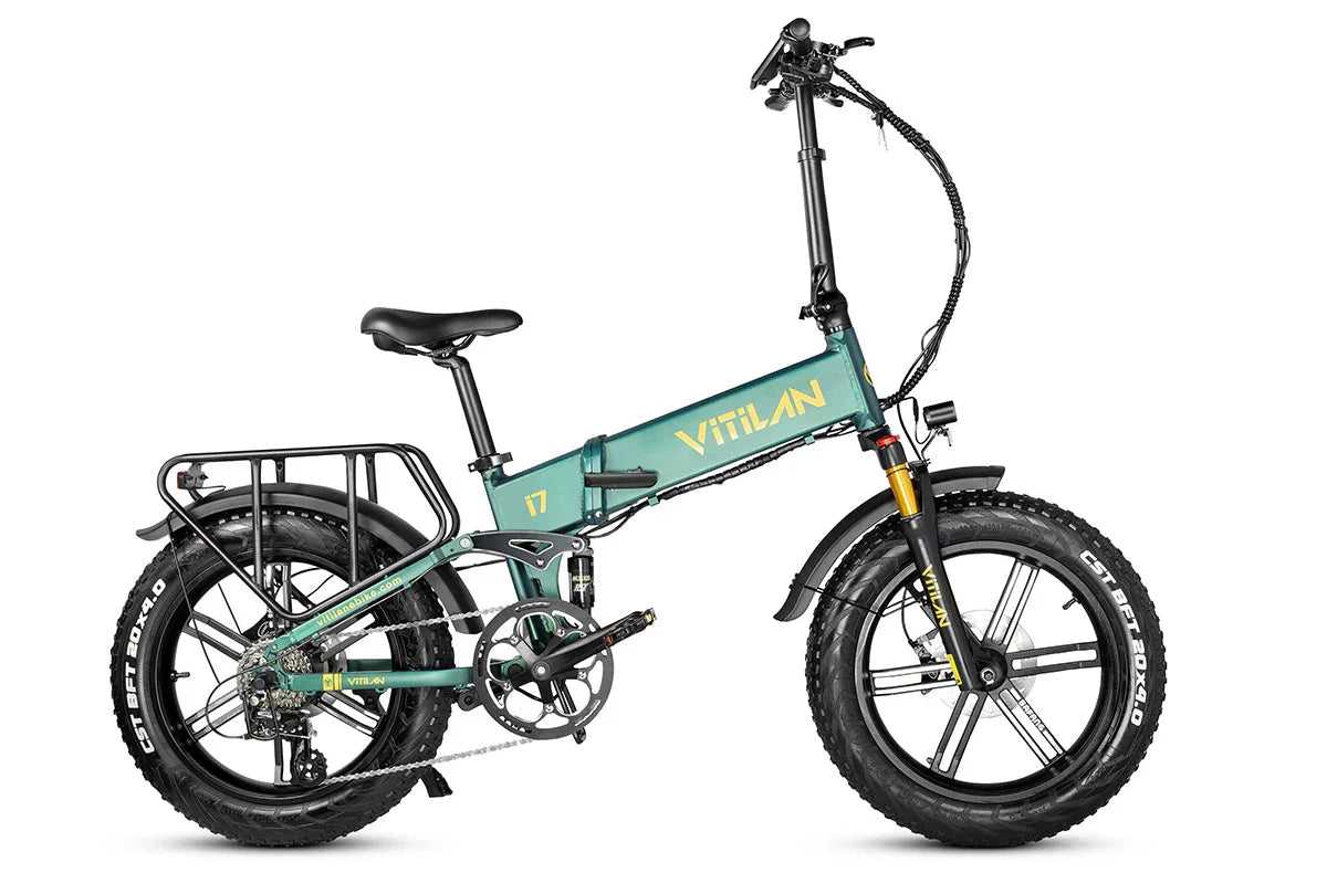 Vitilan I7 Pro Folding Full Suspension Electric Bike (SC)