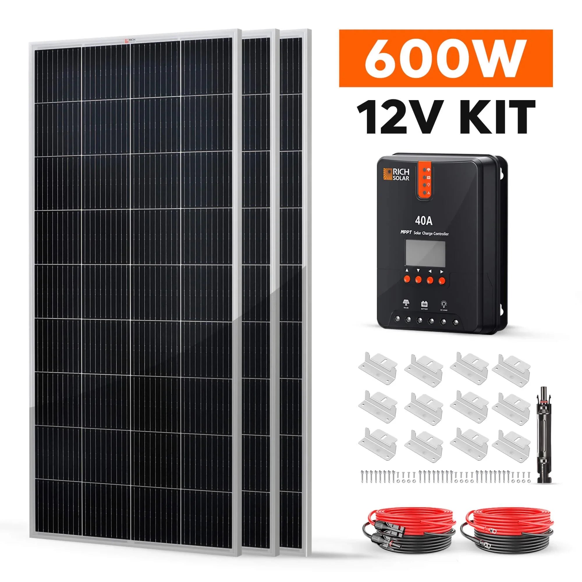 Rich Solar - 600 Watt Solar Kit (SC)