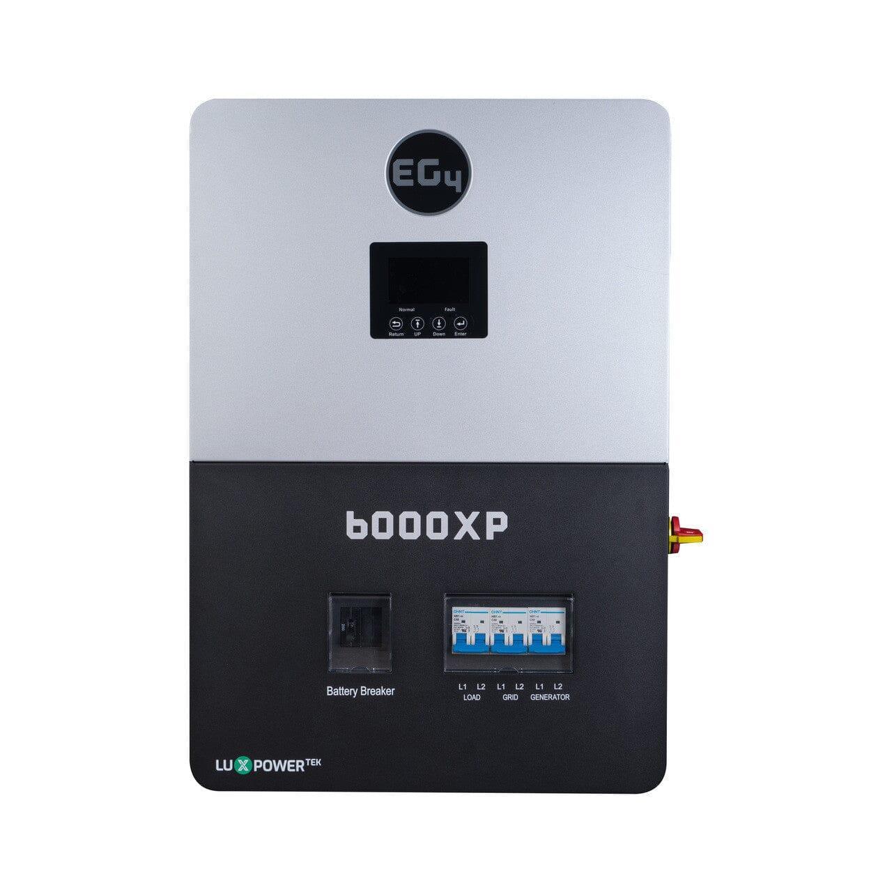 EG4 6K XP Off-Grid Inverter | 8,000W PV Input | 6,000W Output | 48V 120/240V Split Phase | All-In-One Solar Inverter (SC)