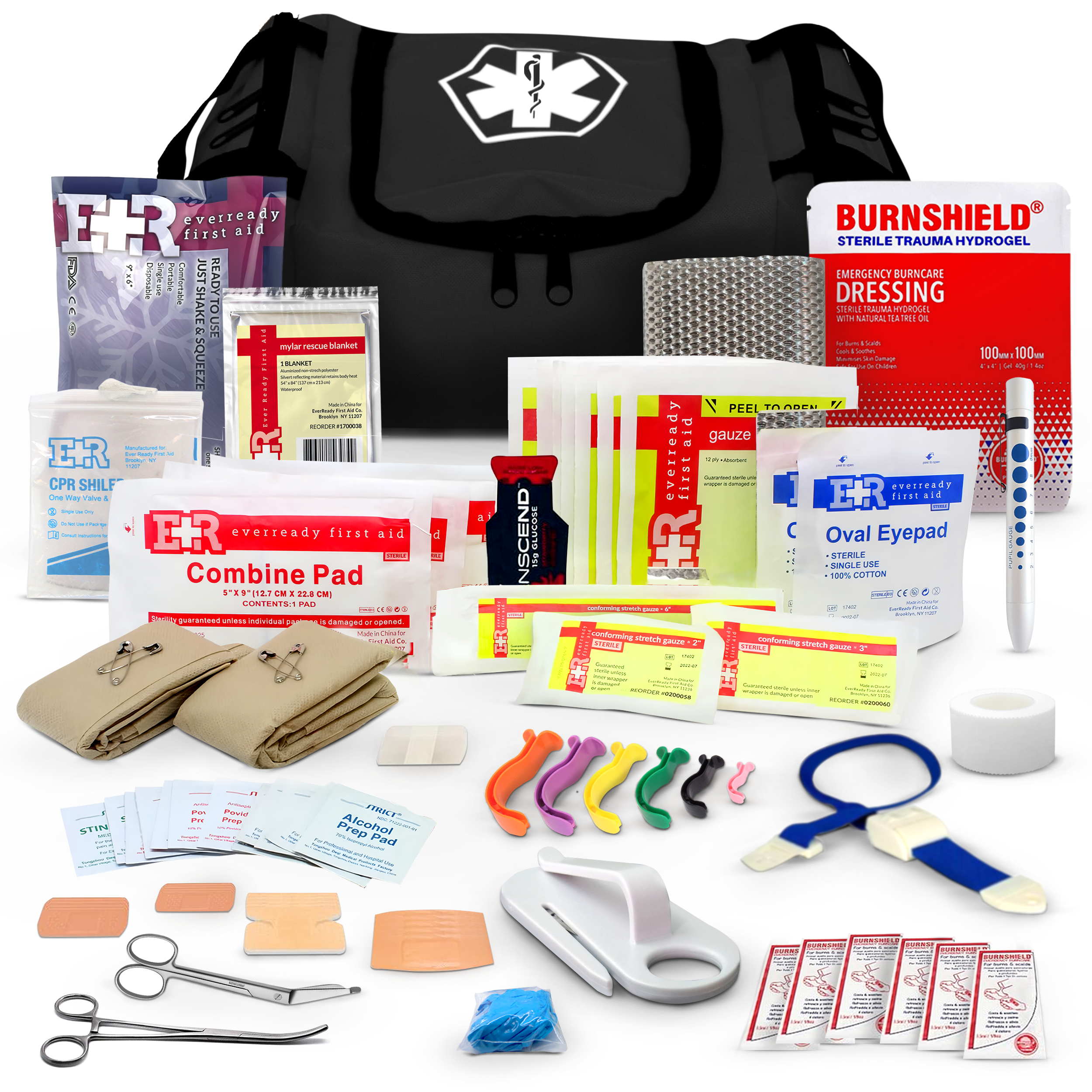 Fully Stocked First Responder Trauma Kit (SC)