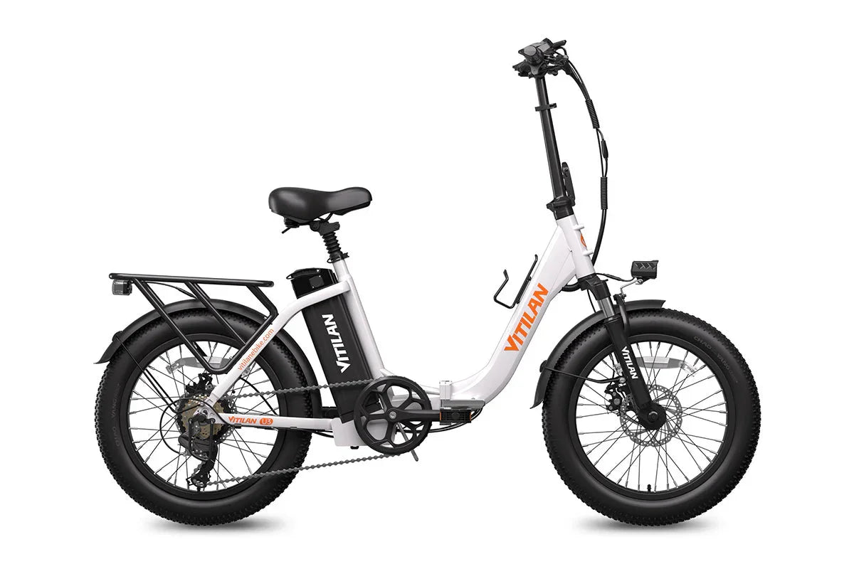 Vitilan U3 Full Suspension Foldable Fat Tire Electric Bike (SC)