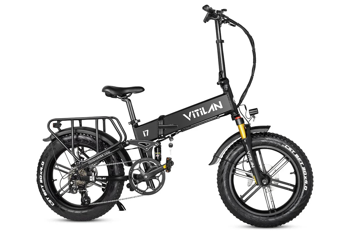 Vitilan I7 Pro Folding Full Suspension Electric Bike (SC)