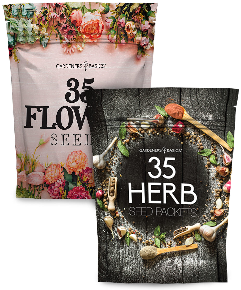 Gardening Gifts 70-Variety Seed Pack: 35 Herb & 35 Flower Seeds Plant Gifts For Sale (SC)