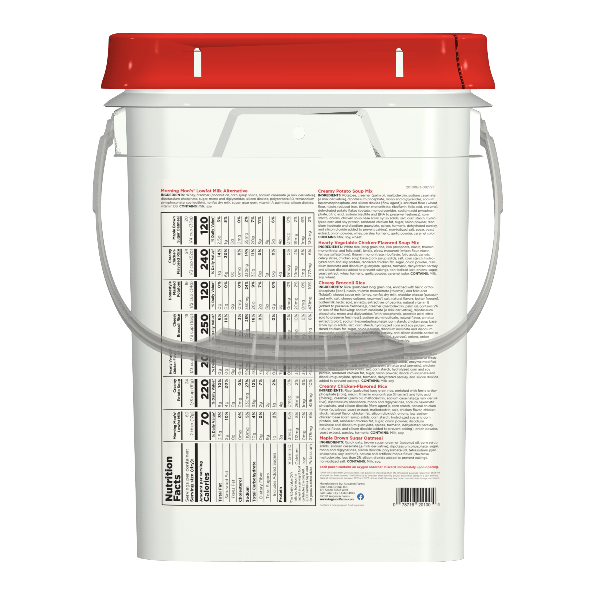 72-Hour 4-Person Emergency Food Supply Kit, 176 Servings (SC)
