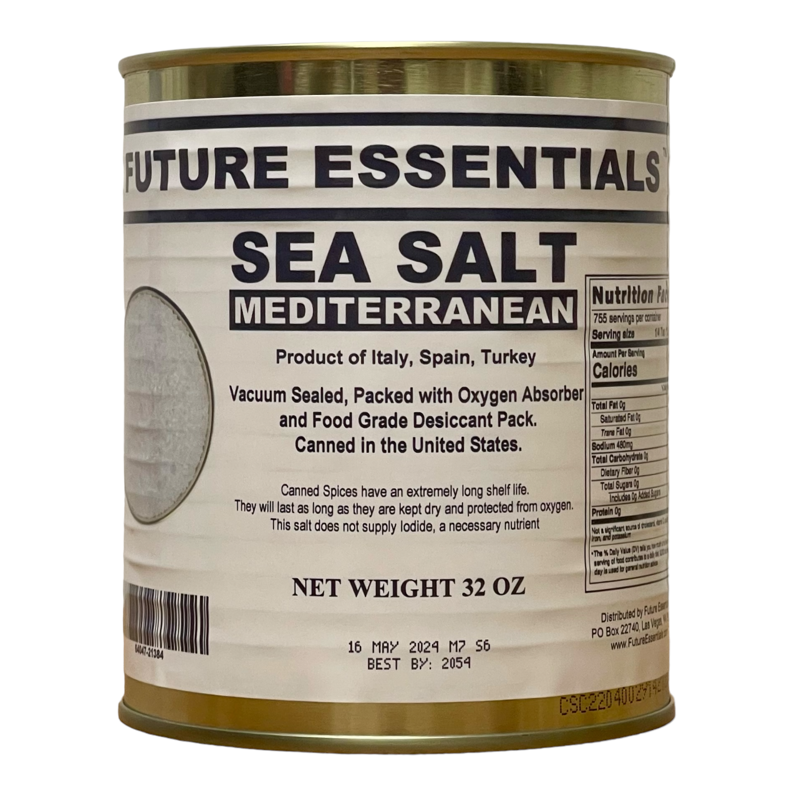 Future Essentials Mediterranean Coarse Sea Salt (SC)