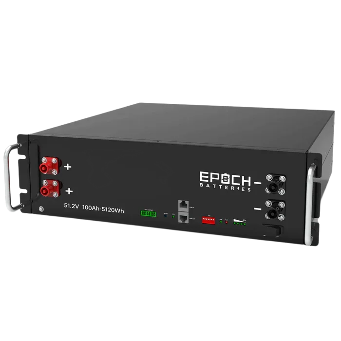 Epoch Batteries 48V 100Ah 5.12kWh - Self-Heating Server Rack Lithium Battery ETA Sep 20 (SC)