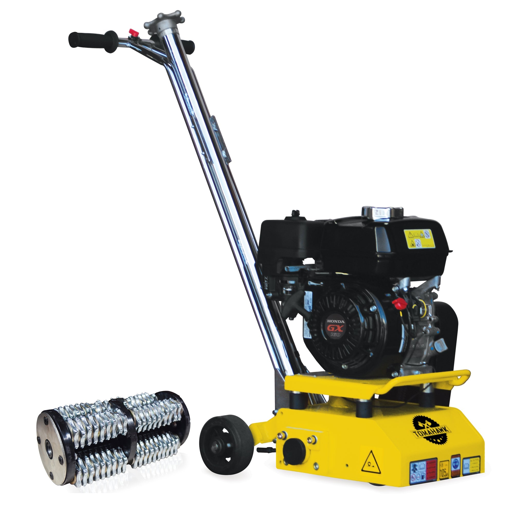 8” Gas Concrete Scarifier Planer Grinder with 5.5 HP Honda Engine & Drum (SC)