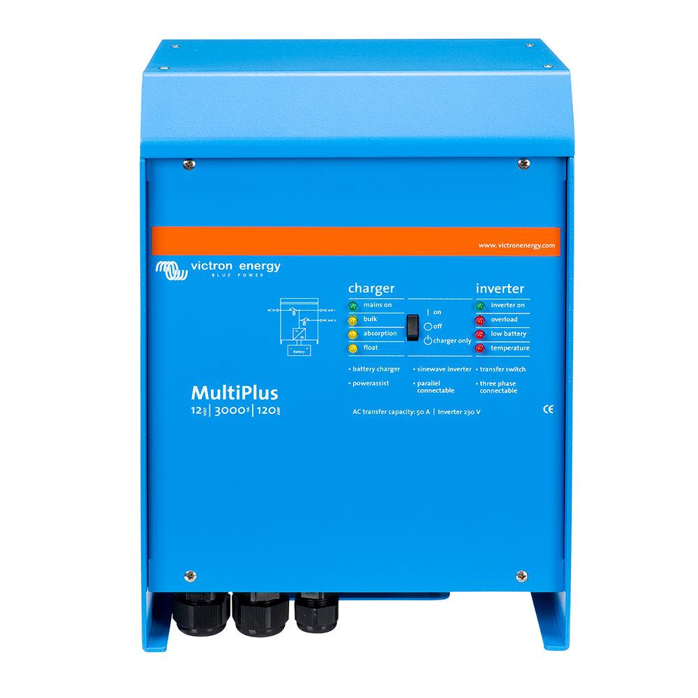 Victron MultiPlus Inverter/Charger 12VDC - 3000VA - 120VAC w/ 120AMP Charger - 50AMP Transfer Switch - UL Approved [PMP122301102] (SC)