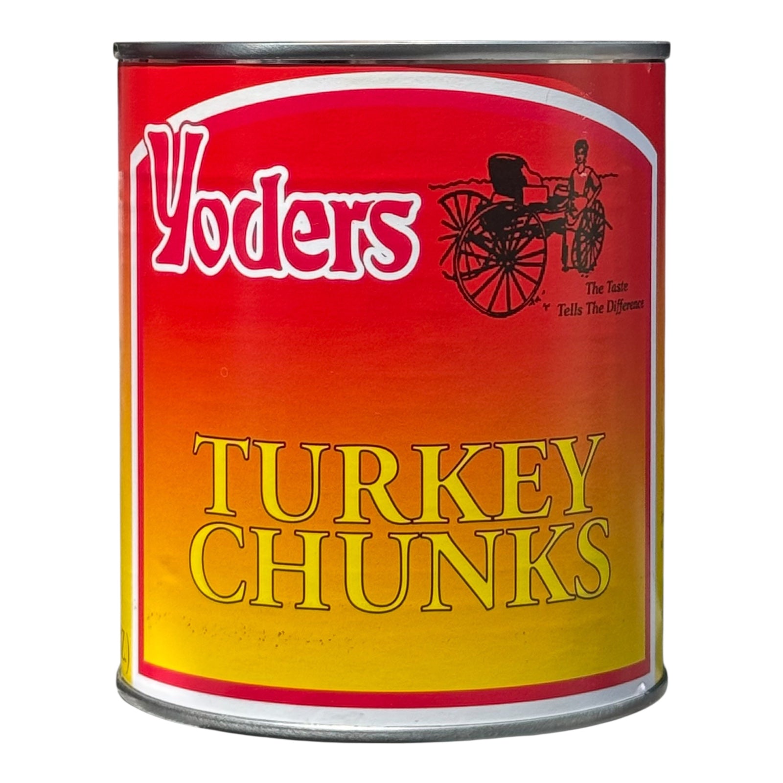 Yoder’s Canned Turkey Chunks | 28 oz can | Real USA Turkey | Fully Cooked | Shelf Stable Survival Food | 10+ Year Shelf Life | Ready to Eat | Ideal for Prepping, Storage & Camping