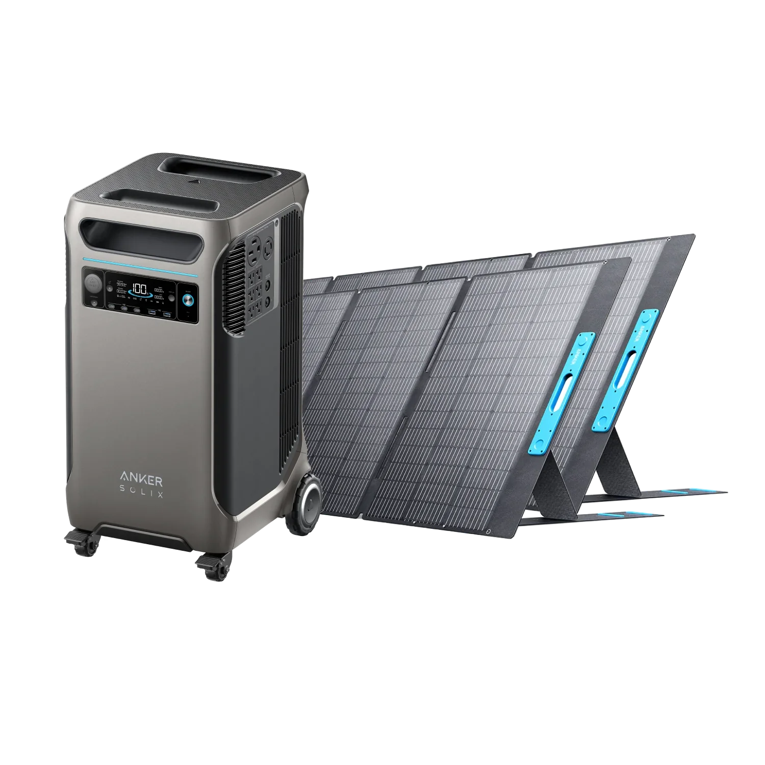 Anker SOLIX F3800 Solar Generator + 400W Portable Solar Panels (SC)