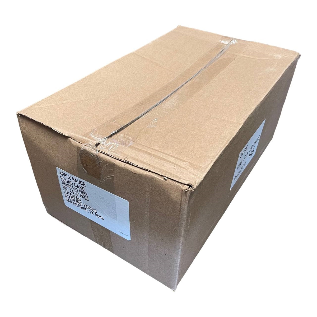 BULK MRE Dessert - 100 packs of Applesauce Pound Cake (Trans Fat Free) (SC)
