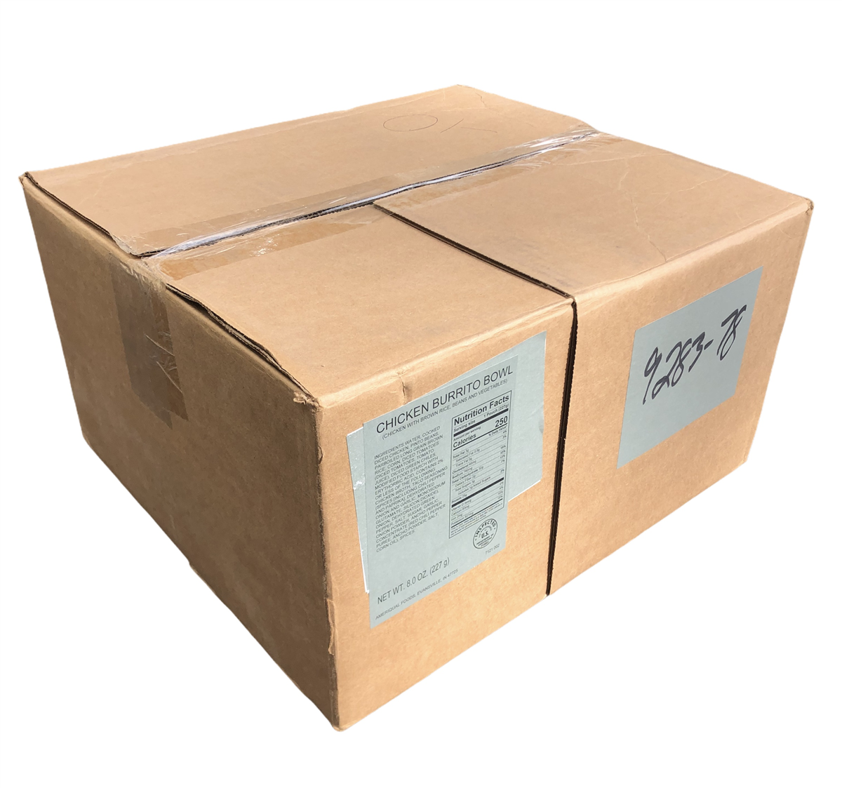 BULK MRE Entree - 72 packs of Chicken Burrito Bowl (SC)
