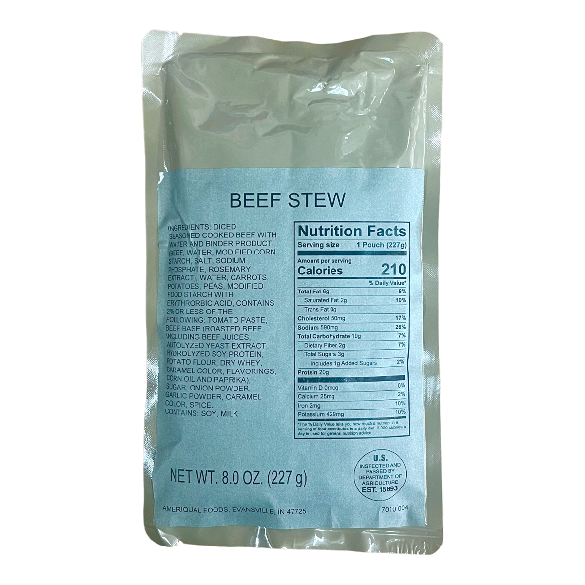 MRE Entree - Beef Stew (SC)