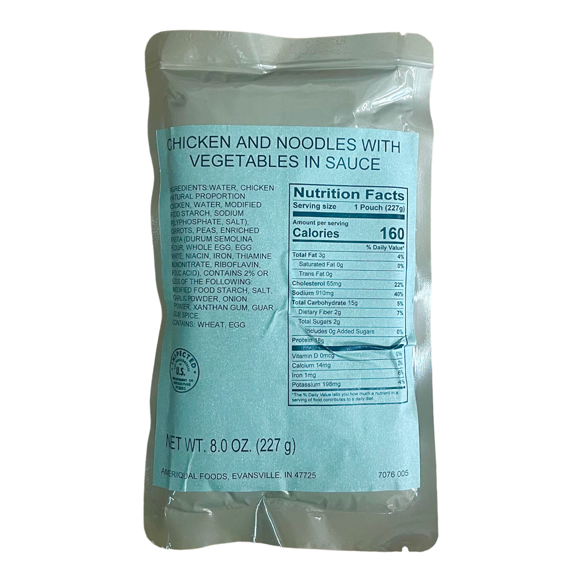 MRE Entree - Chicken Noodle with Vegetables (SC)