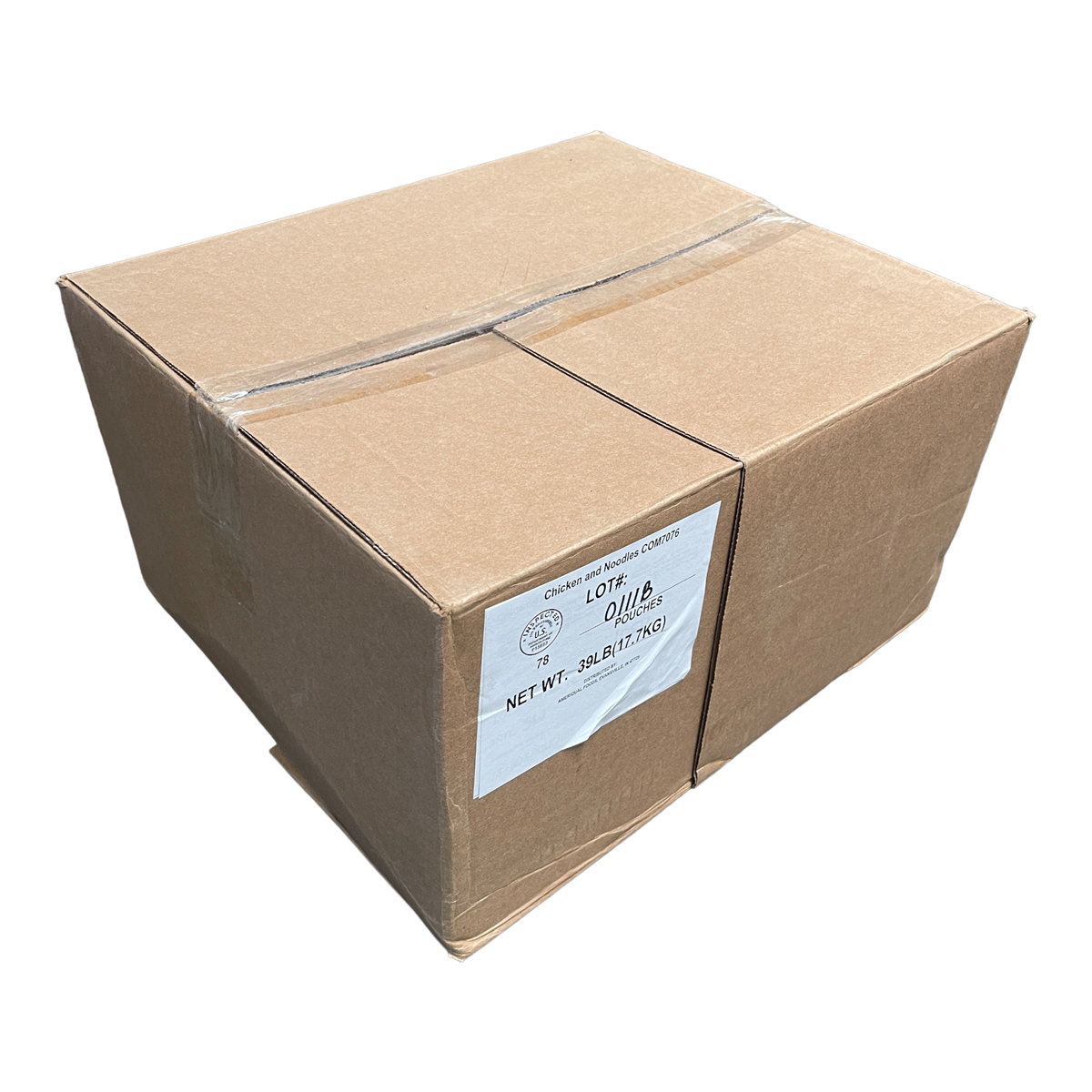 BULK MRE Entree - 72 packs of Chicken Noodle with Vegetables (SC)