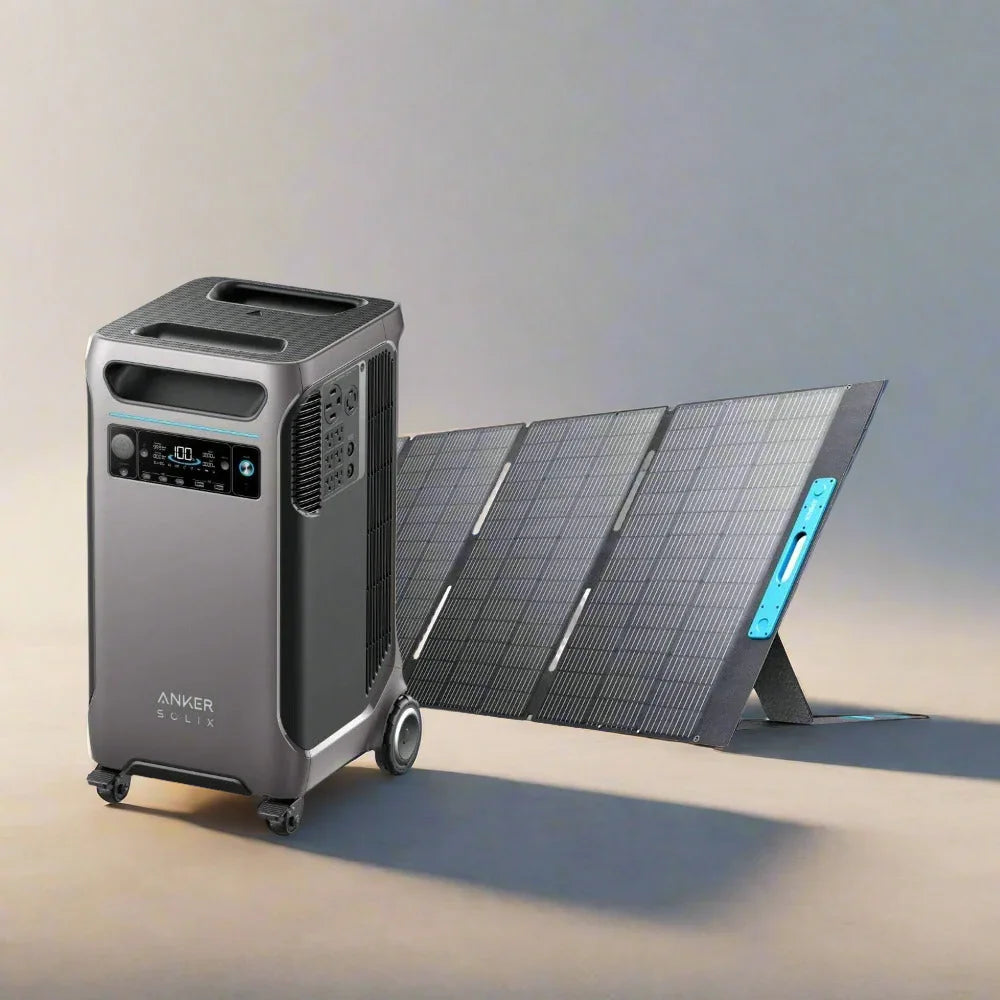 Anker SOLIX F3800 Solar Generator Kits (With a Free Anker SOLIX F3800 Protective Cover Bag)