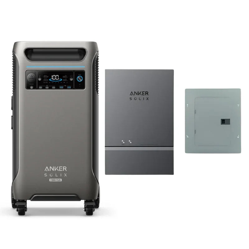 Anker SOLIX F3800 Plus Portable Power Station + Home Power Panel + Sub Panel
