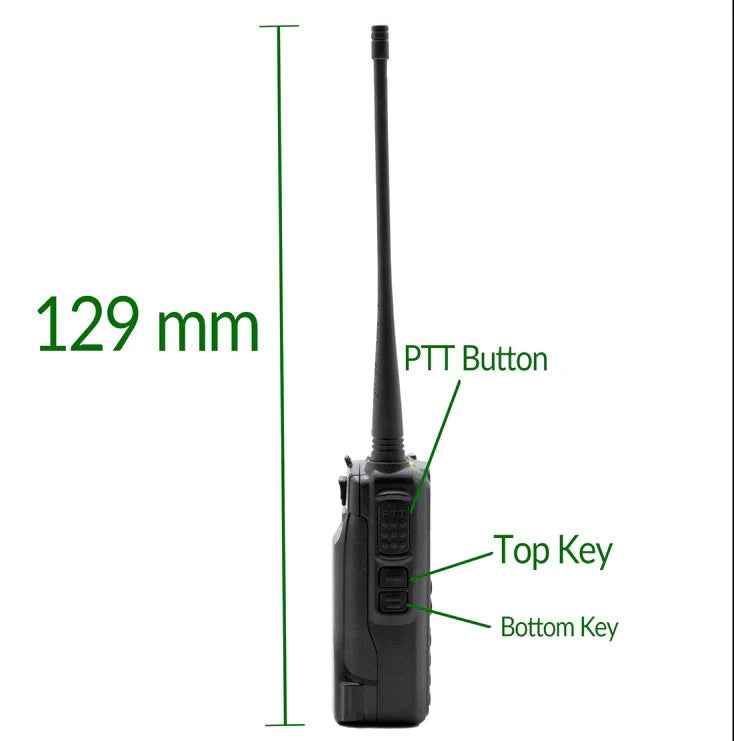 Anytone At-D878uvii Plus Digital Dmr Dual-Band Handheld Commercial Radio with Encryption Capabilities (SC)