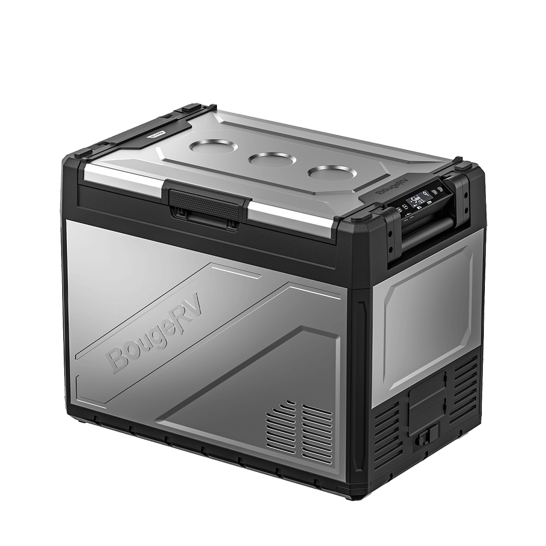 BougeRV Rocky 55QT Dual Zone 12V Portable Fridge (SC)