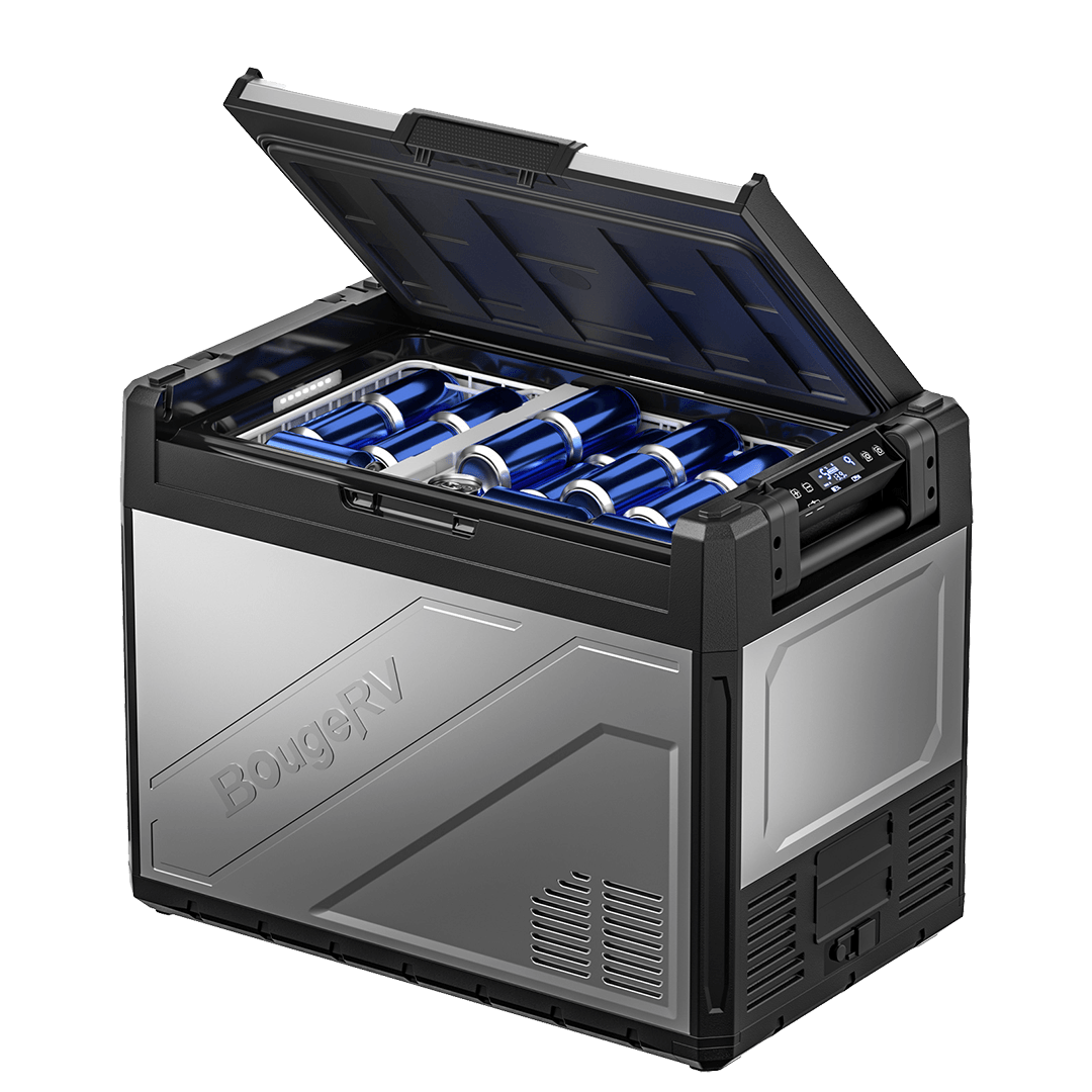 BougeRV Rocky 55QT Dual Zone 12V Portable Fridge (SC)