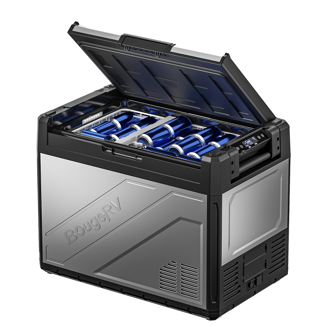 BougeRV Rocky 69QT Dual Zone 12V Portable Fridge (SC)