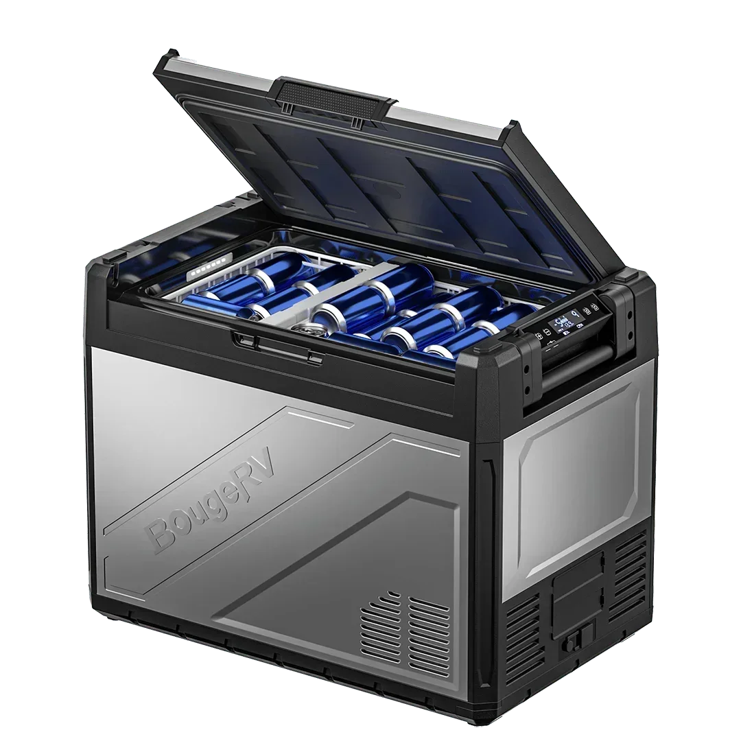 BougeRV Rocky 69QT Dual Zone 12V Portable Fridge