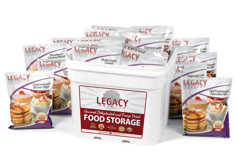 120 Serving Breakfast Bucket - 36 lbs (SC)