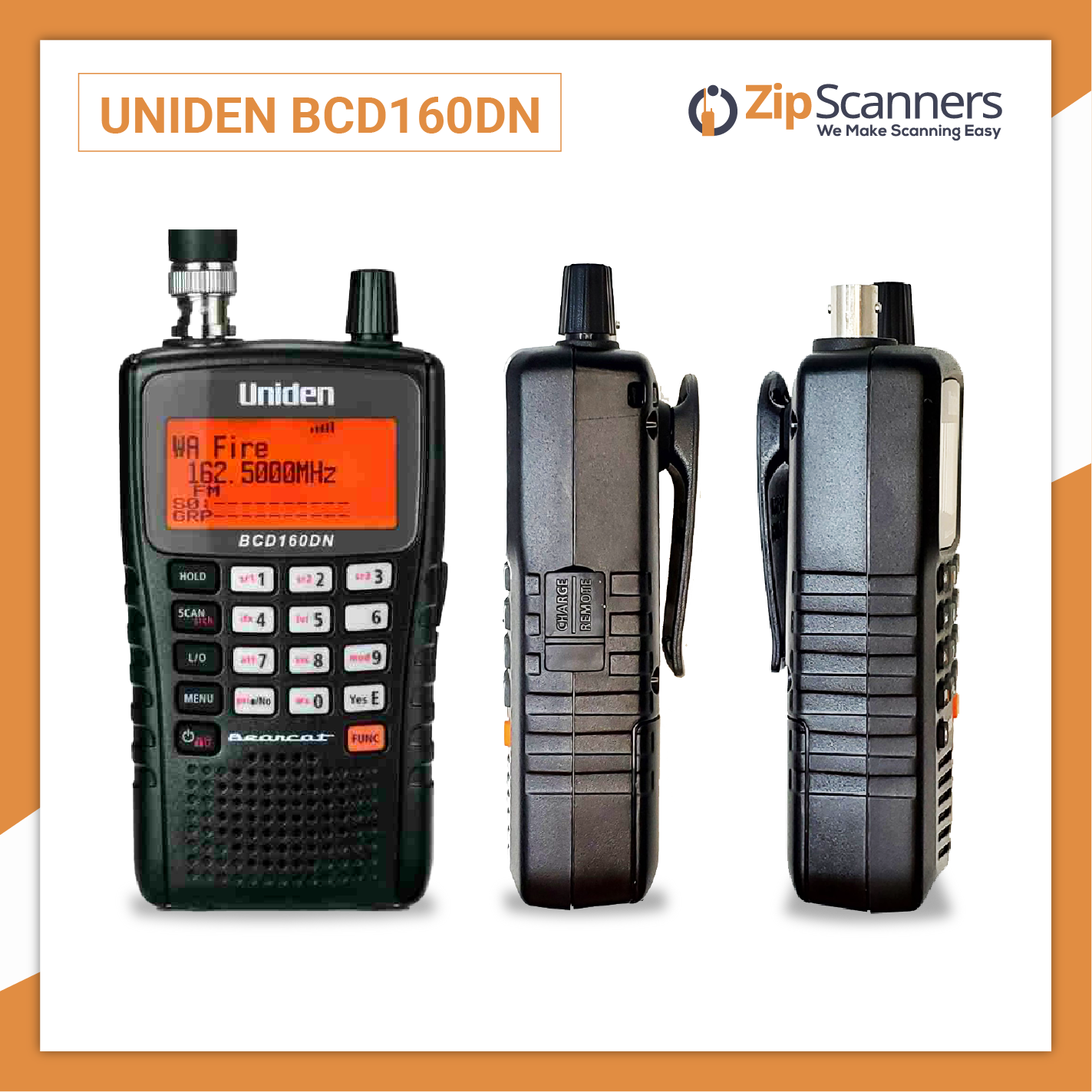 BCD160DN Uniden Police Scanner (SC)