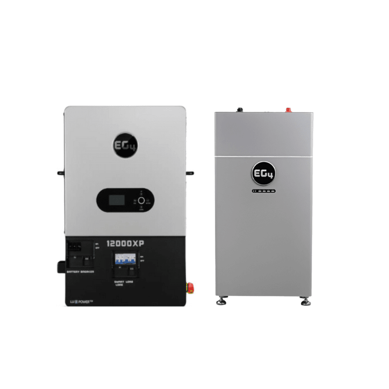 EG4 12K XP Inverter & 314Ah Wallmount Indoor Battery Bundle | 48V Off-Grid Power | Smart BMS + Self-Heating | 10-Year Warranty
