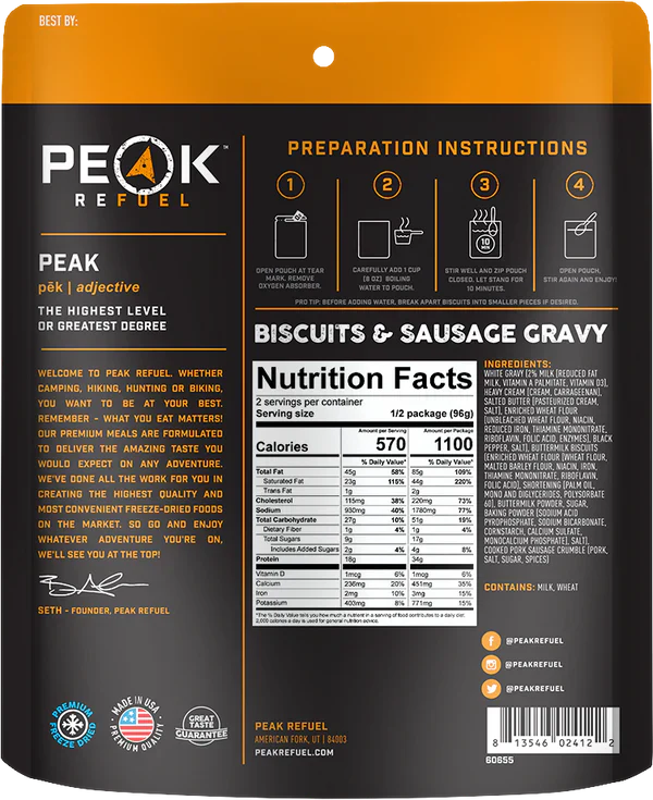 Ultimate Emergency Breakfast: Biscuits & Sausage Gravy