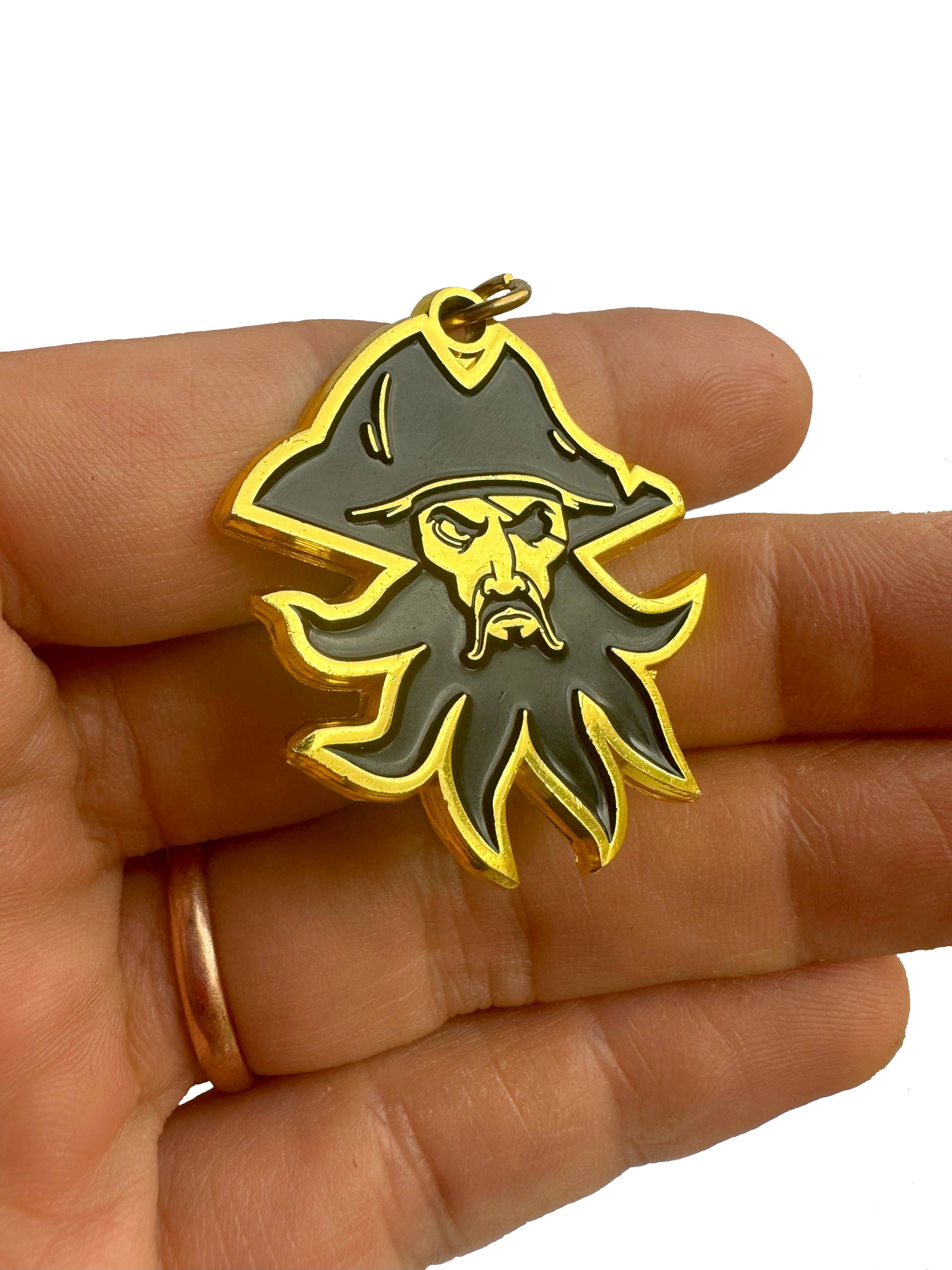 Black Beard Pirate Keychain (SC)