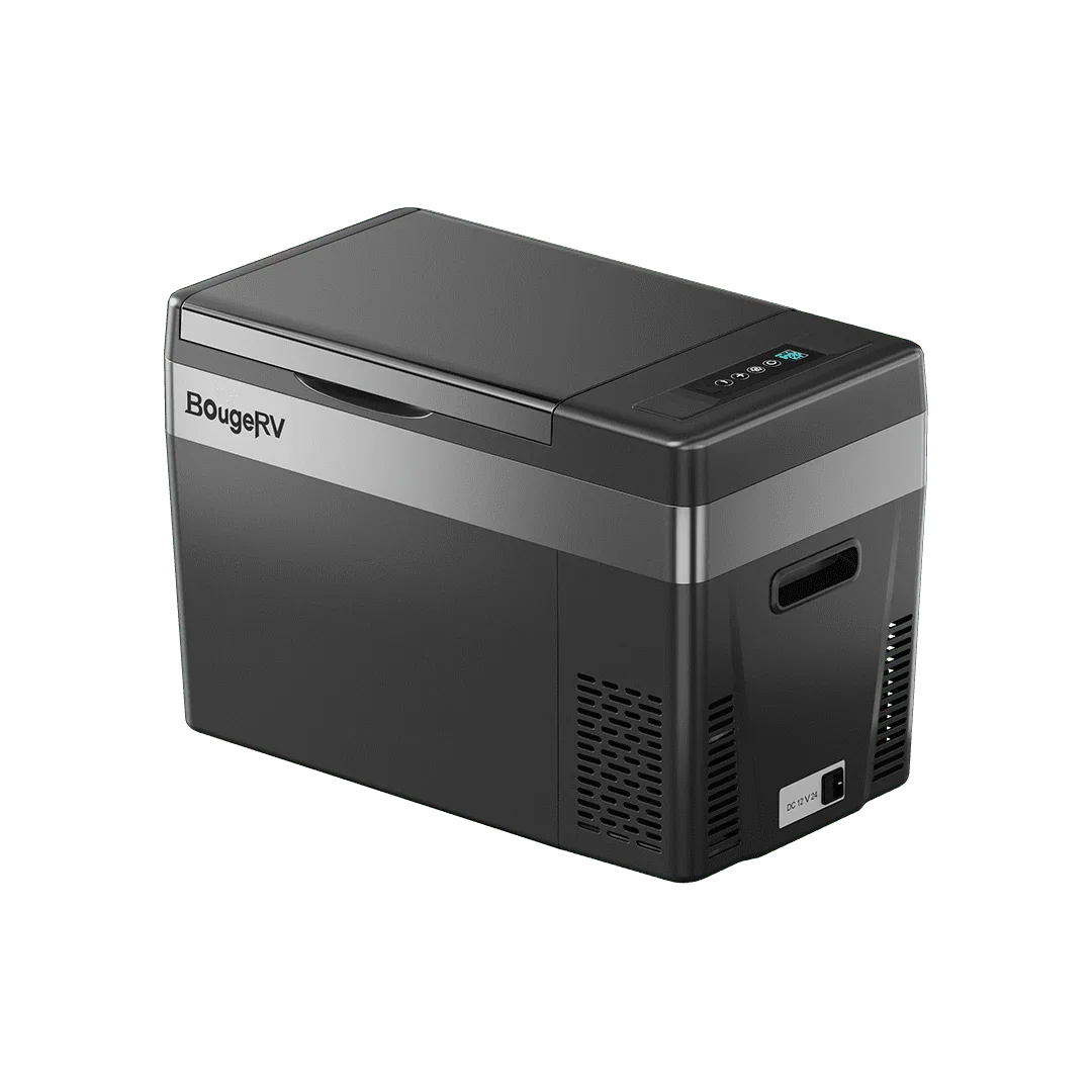 BougeRV 12V 30 Quart (28L) Portable Car Fridge Black