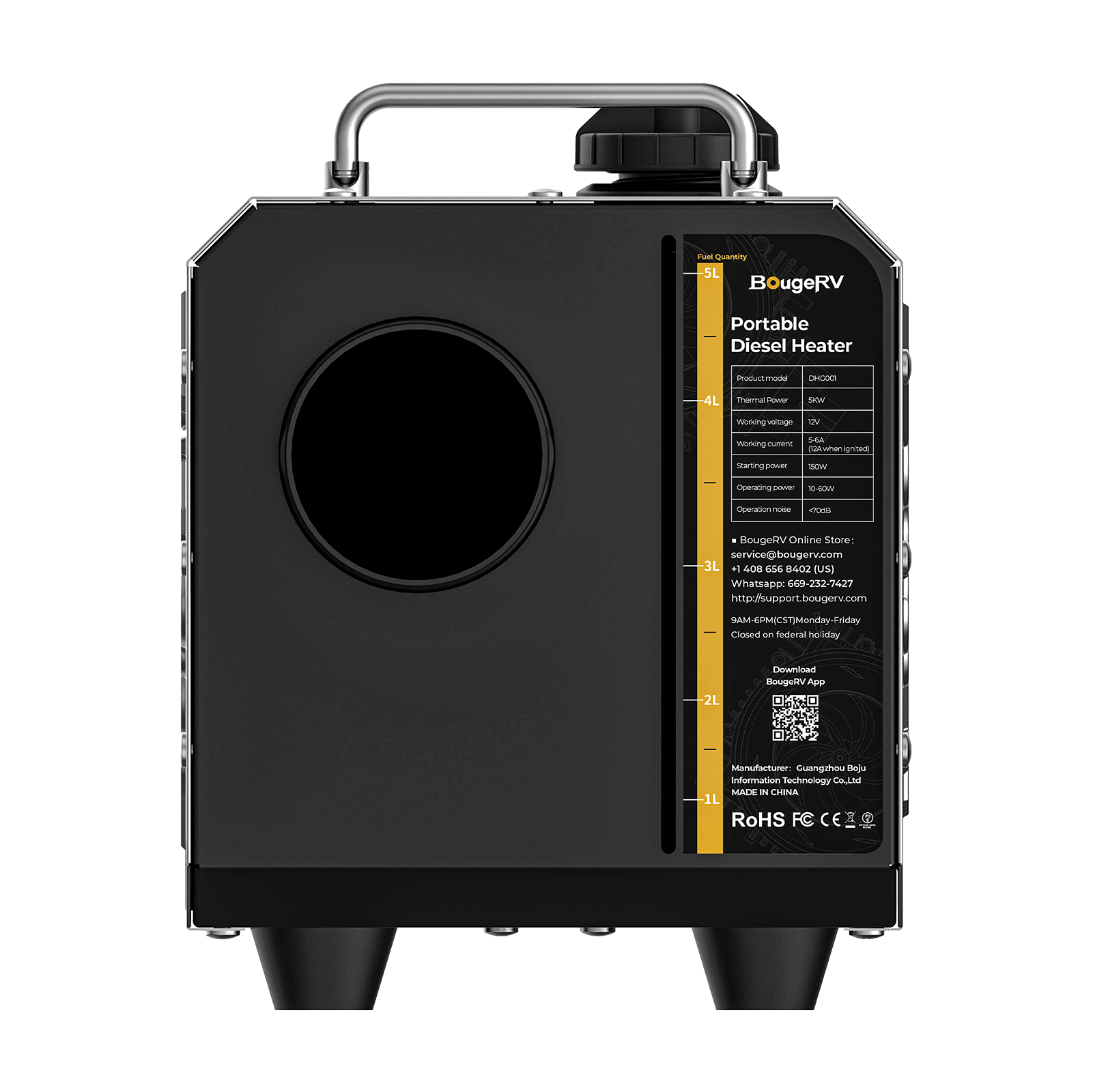 BougeRV New Portable Diesel Outdoor Heater (SC)